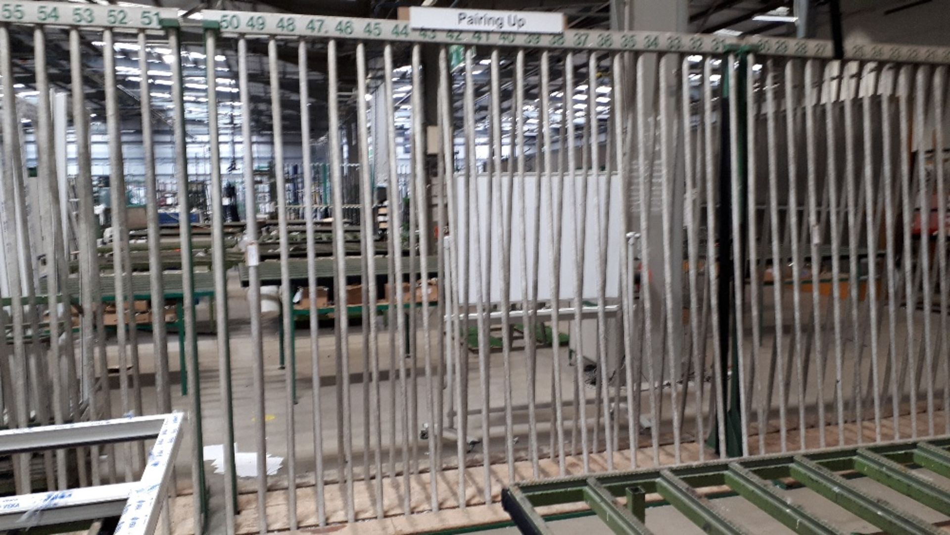 20-section steel framed upright rack - Image 2 of 2