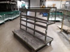 Steel framed mobile trolley