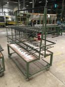 Steel framed mobile a-frame trolleyNote: excluding contents