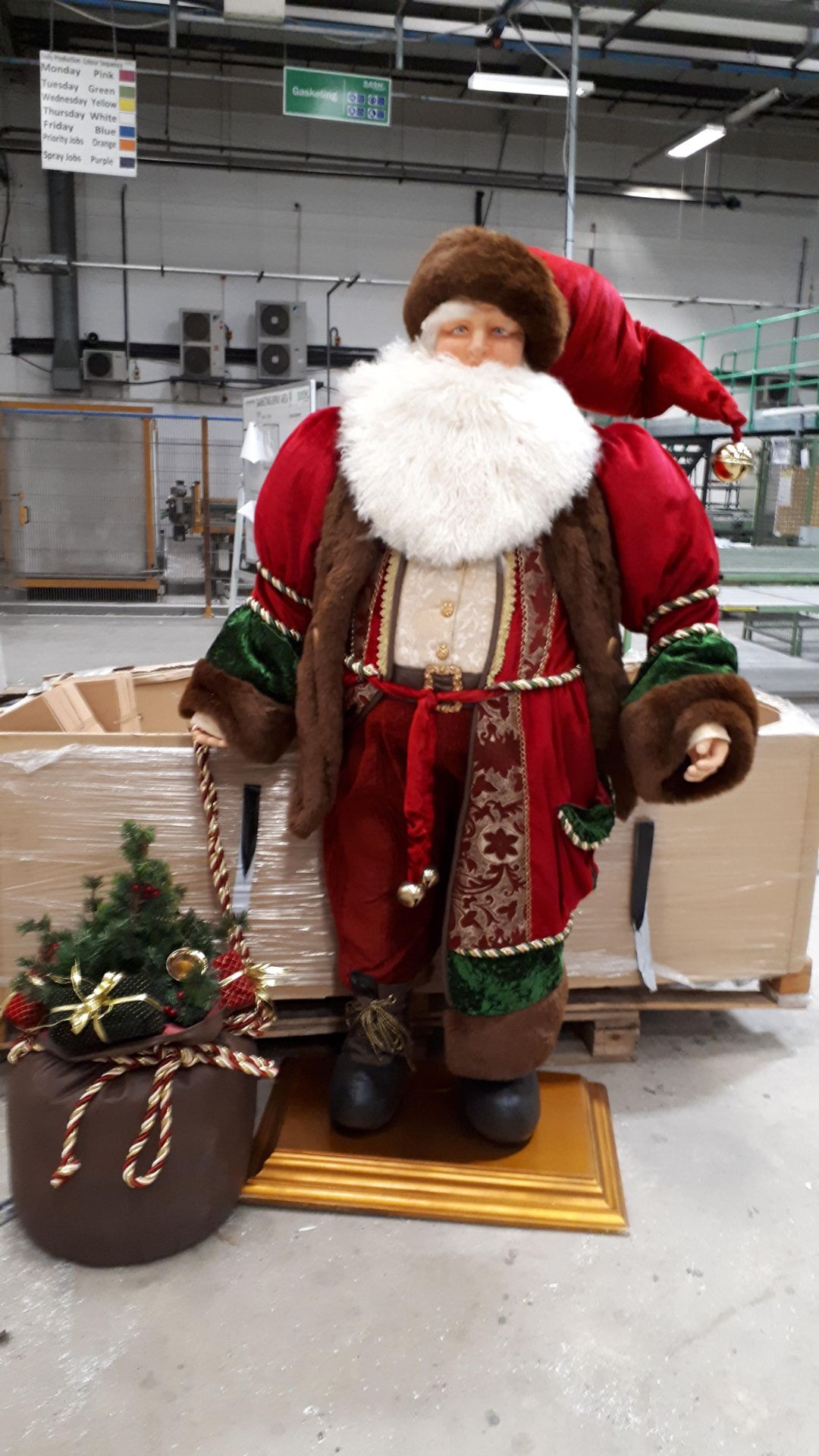 Lifesize Father Christmas Decoration, suitable for a reception area - Image 2 of 3
