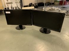 (2) BenQ GL2450 Computer monitors with stands