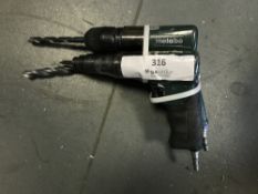 (3) Metabo Air Drills