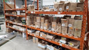 (2) Bays of Redirack shelving including contents