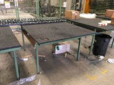 GPS Fabrications Ltd Inspection workbench with shelf under & fabric finish