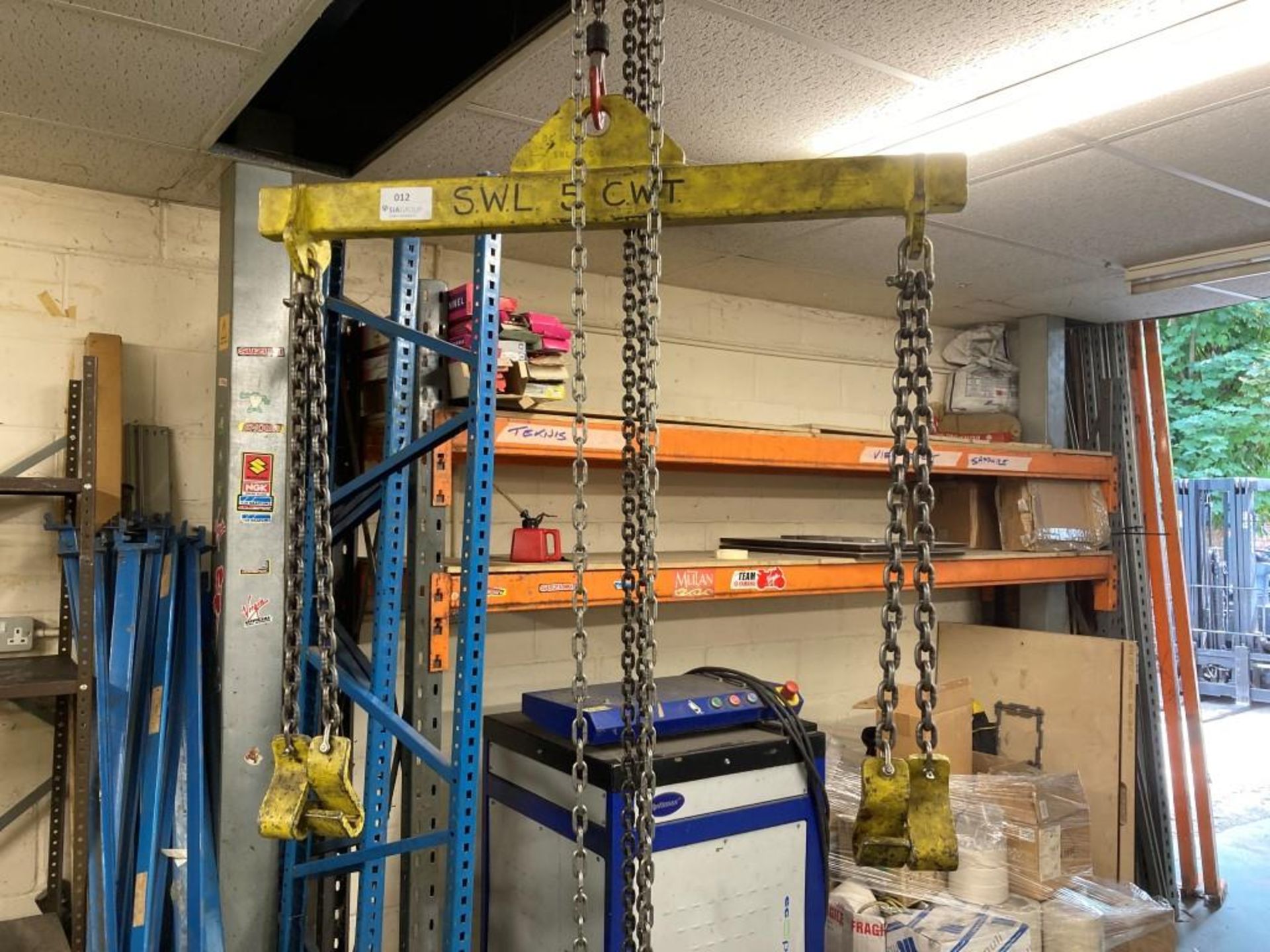 Weissenfels chain block 1/2 tonne hoist system - Image 2 of 4