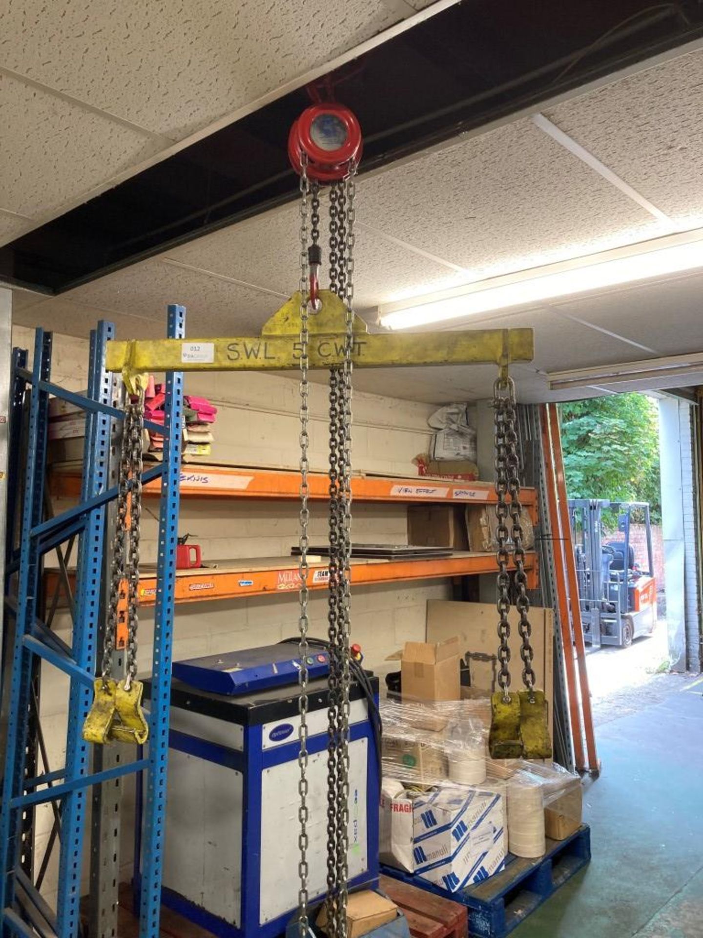 Weissenfels chain block 1/2 tonne hoist system