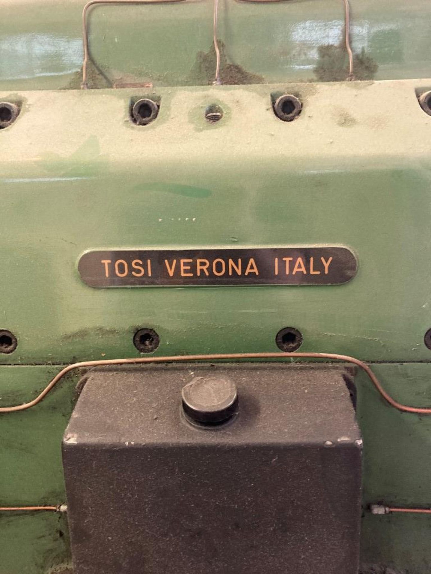 Tosi Verona Italy hydraulic cutting & creasing platten press - Image 8 of 8