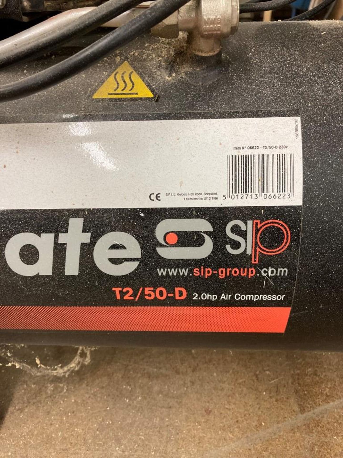 SIP Airmate T2/50/D 2.0HP mini air compressor - Image 3 of 4