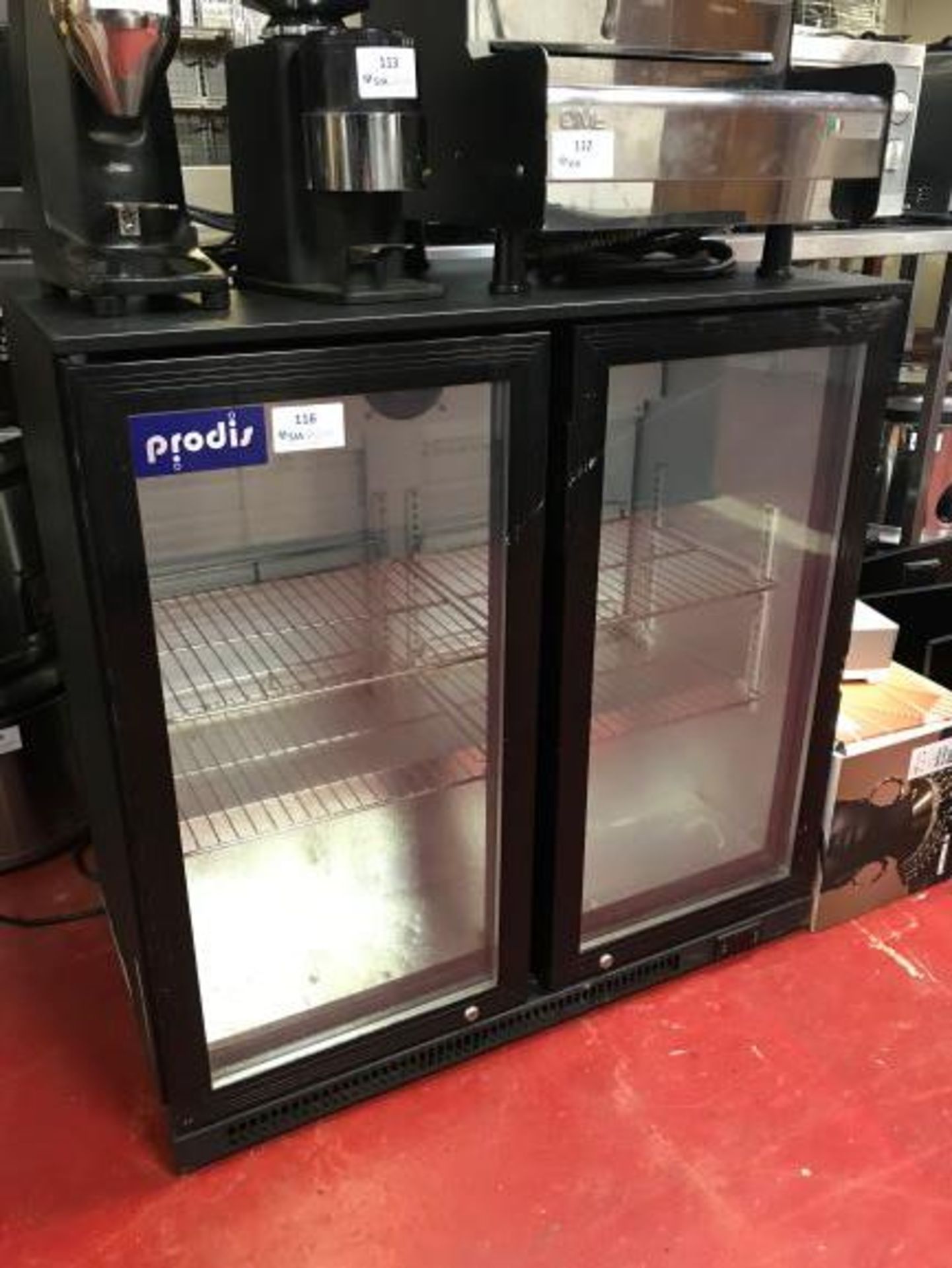 Prodis two door under counter bottle cooler