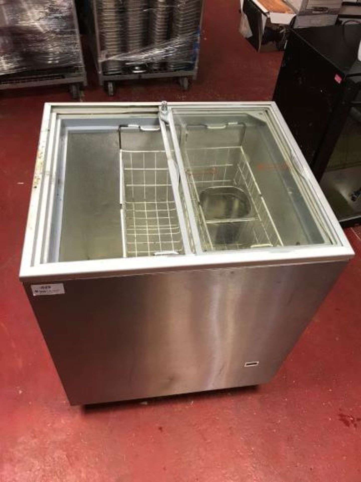 Tefcold IC 200 SC glass lid chest freezer - Bild 2 aus 3