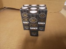 (7) 30ml Dinner Lady CBD Vape Liquid, 1500mg, Lemon Tart