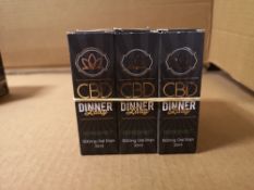 (10) 30ml Dinner Lady CBD Oral Drops, 1500mg, Peppermint flavour