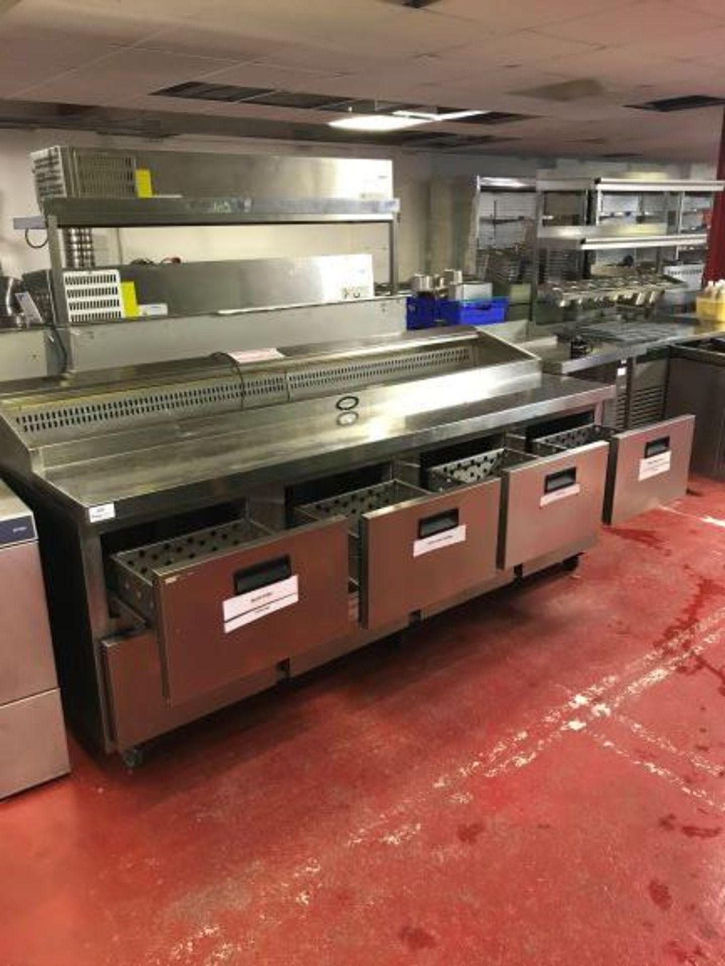 Foster Refrigeration FPS4HR stainless steel refrigerated preparation counter - Image 2 of 4