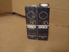 (6) 30ml Dinner Lady CBD Oral Drops, 1500mg, Jelly Candy flavour