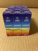 (15) 10ML Marie Jeanne Sunrise CBD E-liquid, 0mg CBD