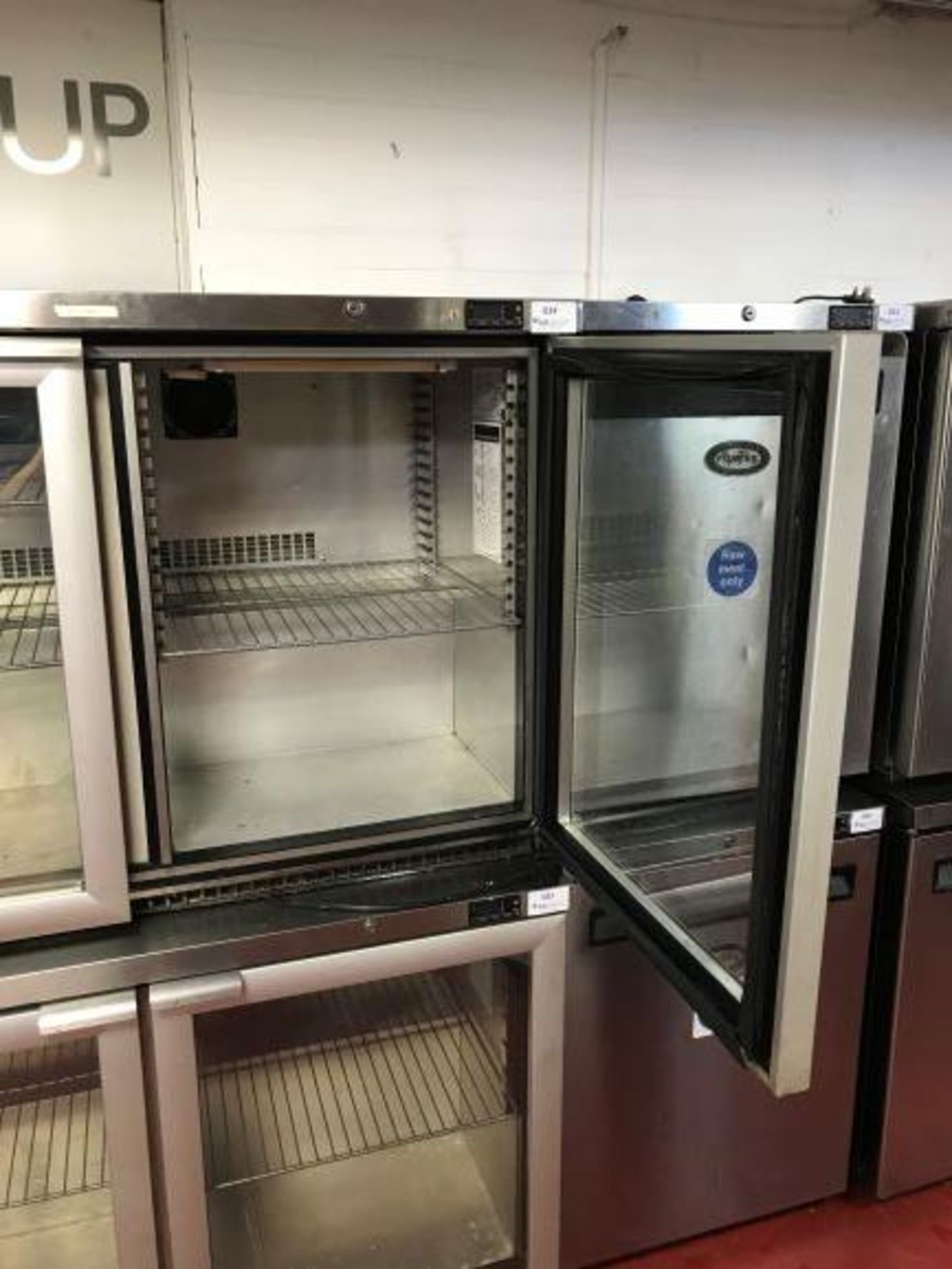 Foster Refrigeration HR360 stainless steel two door under counter refrigerator - Image 2 of 5
