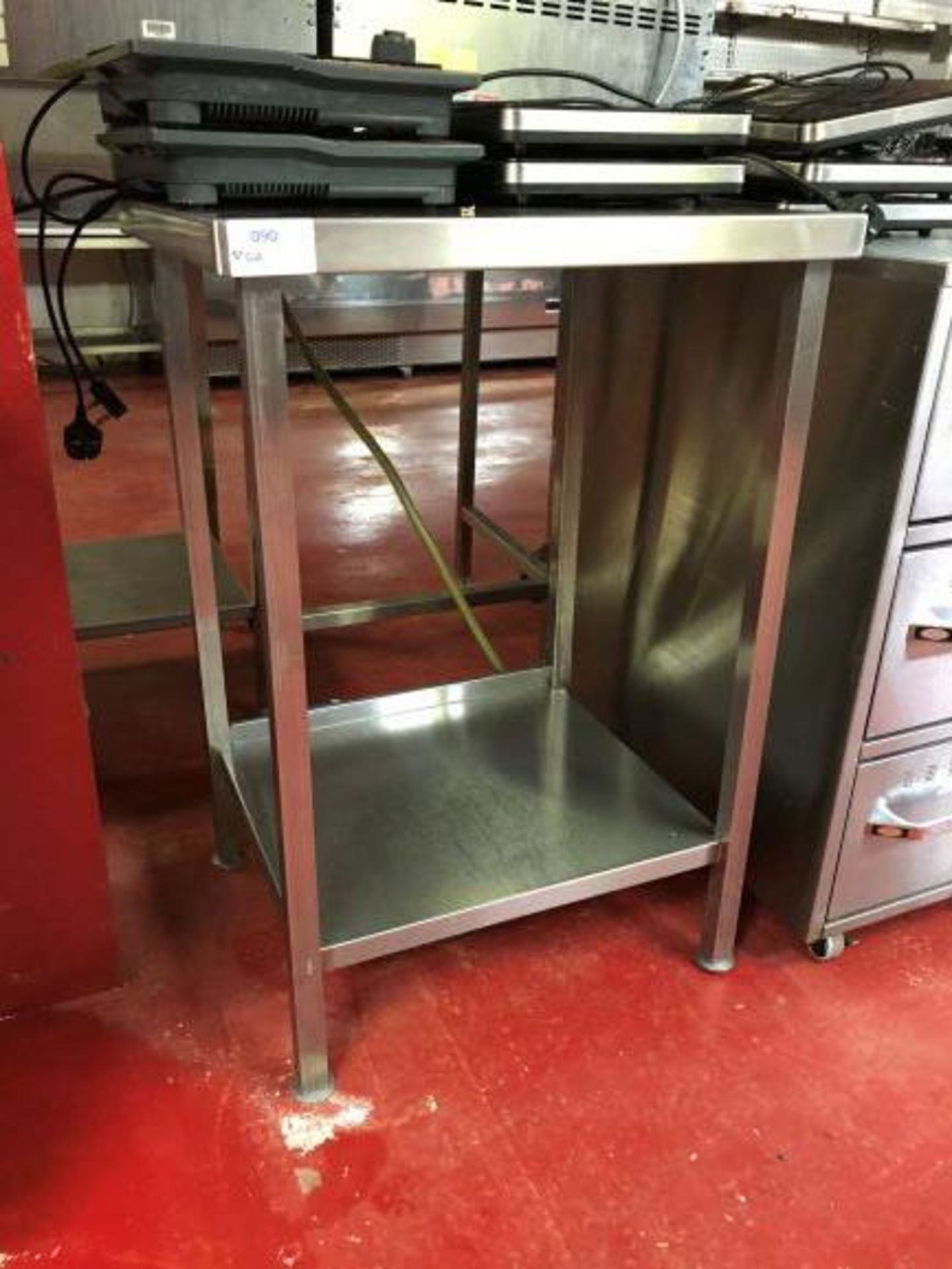 Stainless steel preparation table - Image 2 of 3