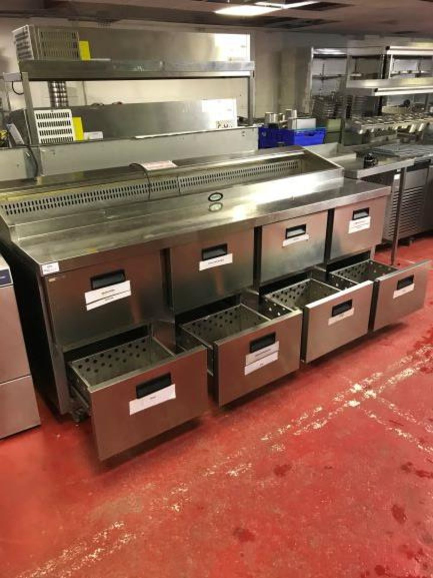 Foster Refrigeration FPS4HR stainless steel refrigerated preparation counter - Image 3 of 4
