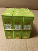 (9) 10ML Harmony Kiwi Skunk CBD E-liquid, 300mg & 600mg CBD