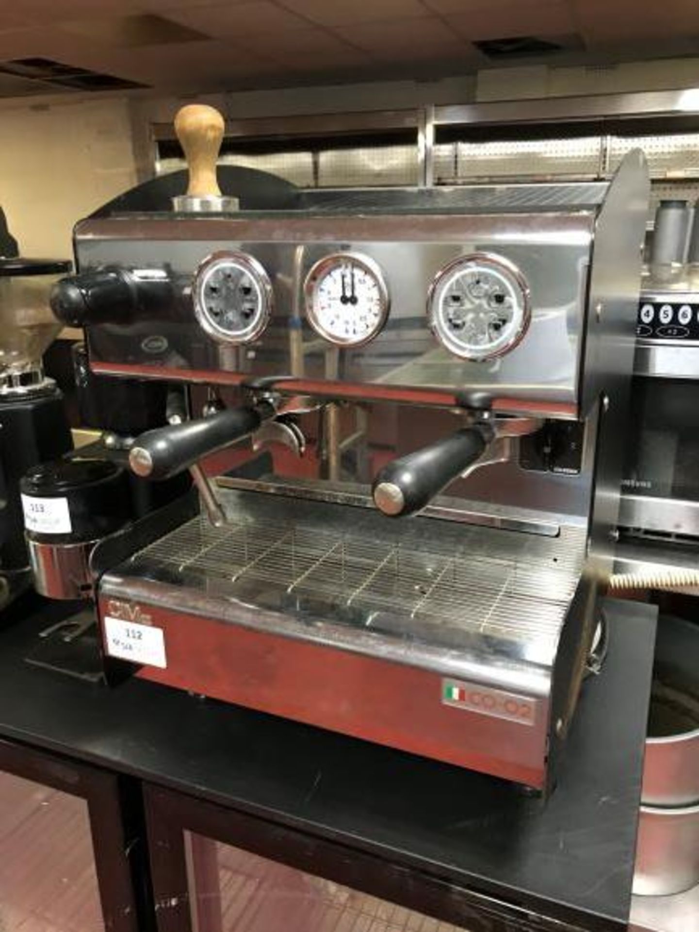 CIMe CO-02 two group stainless steel espresso machine - Image 2 of 3