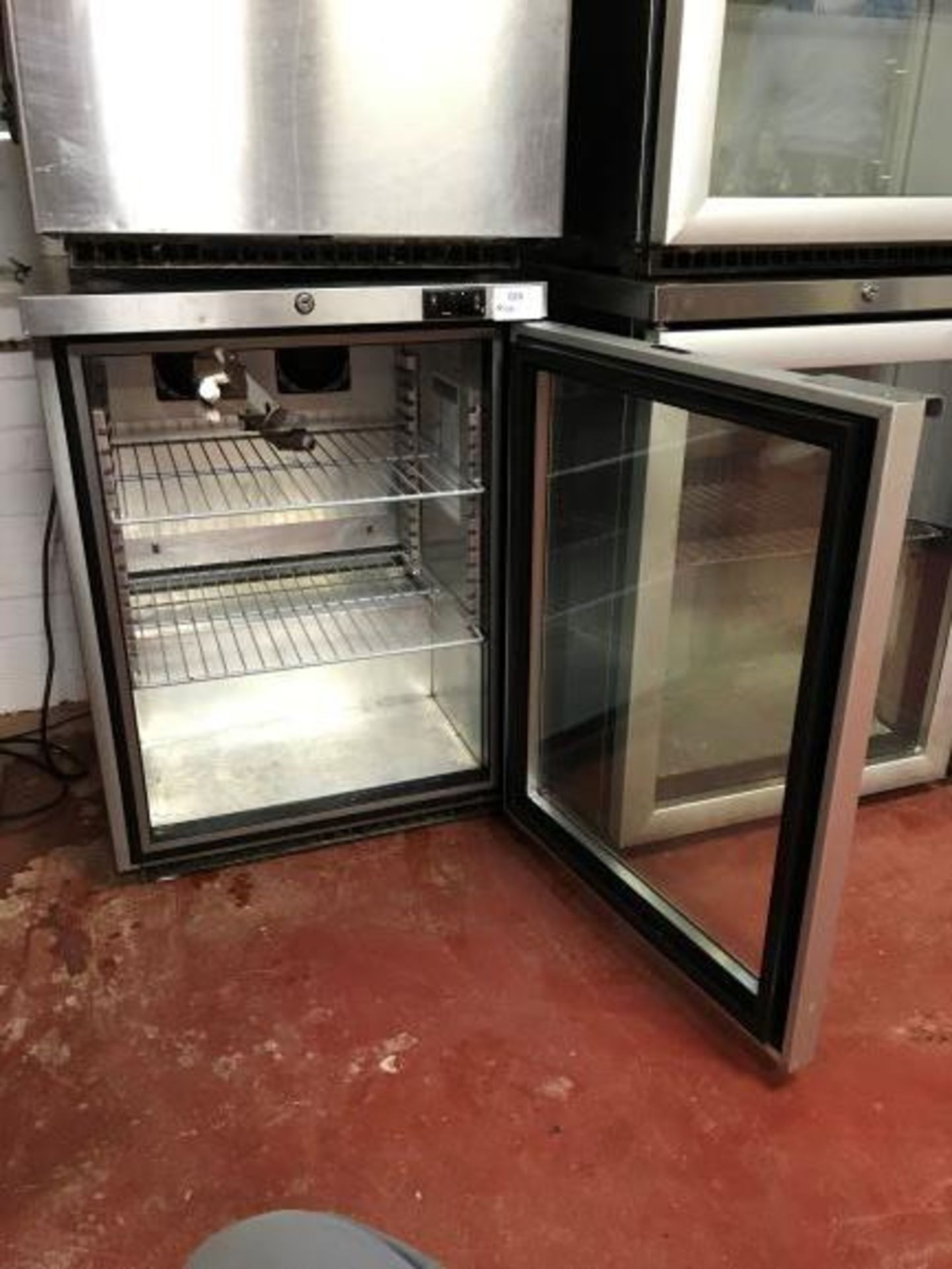 Foster Refrigeration HR150 glass fronted single door under counter refrigerator - Image 2 of 3