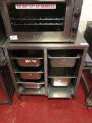 Twelve tier stainless steel baking tray rack