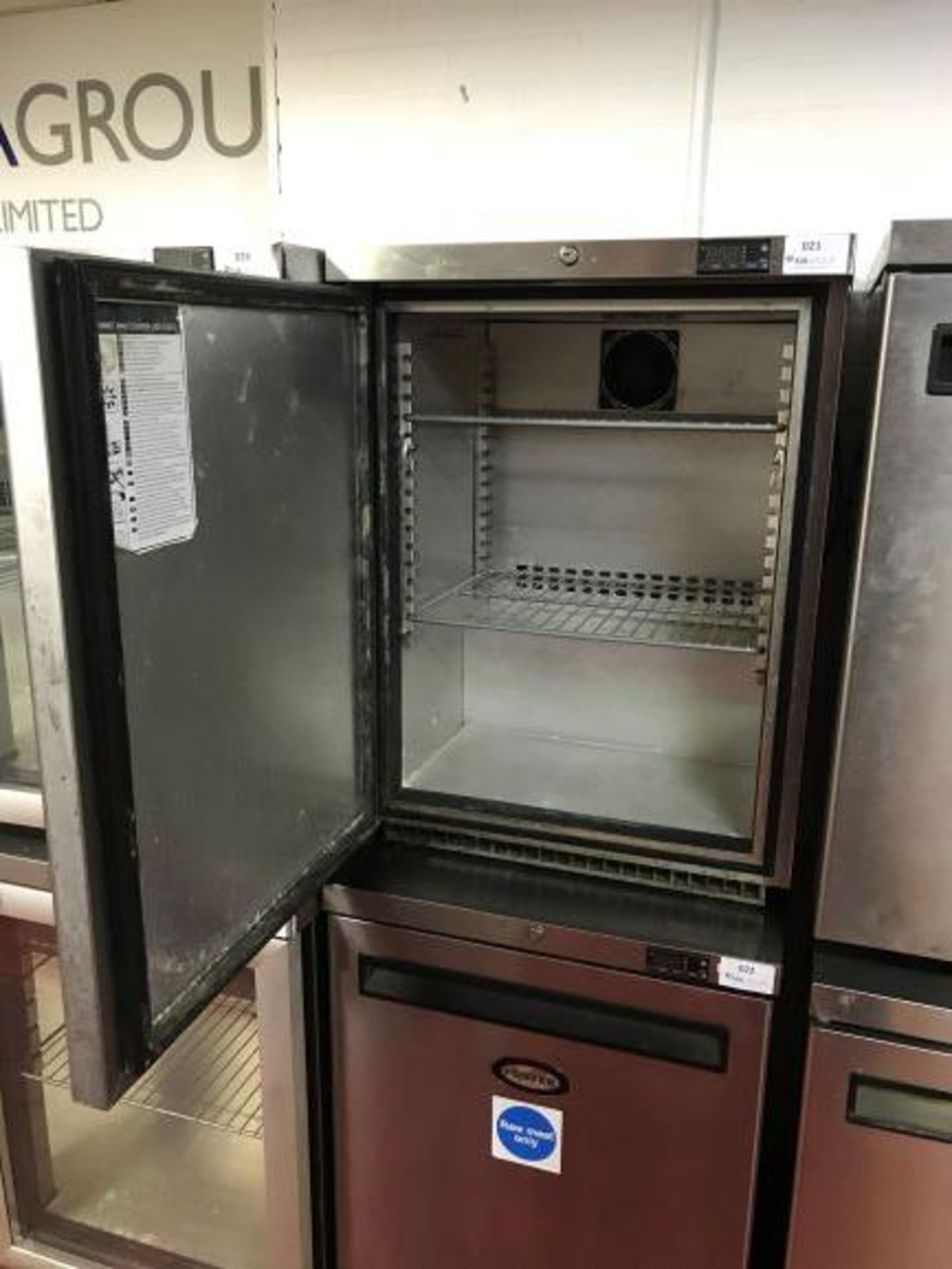 Foster Refrigeration HR150-A stainless steel single door under counter refrigerator - Image 2 of 3