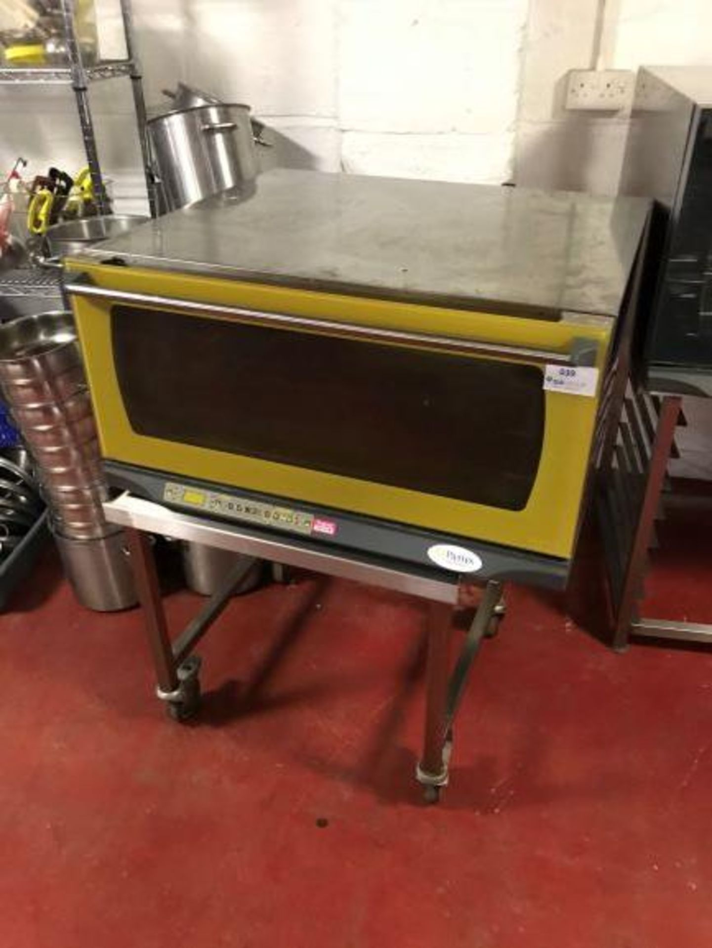 Unox Elena XF185GB electric convention oven with humidity including mobile stainless steel stand - Image 2 of 5