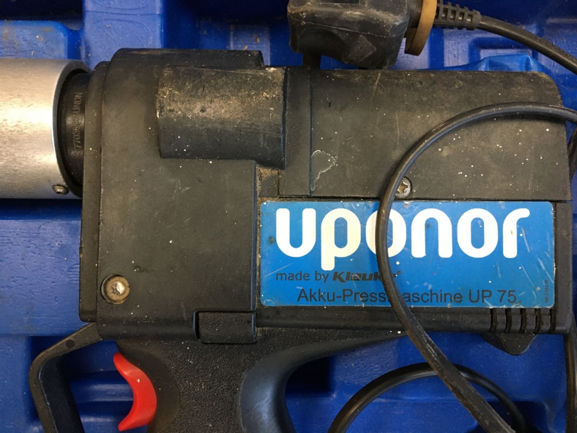 Uponor Akku-pressmachine UP75 Pressgun with battery & charger - Image 5 of 5
