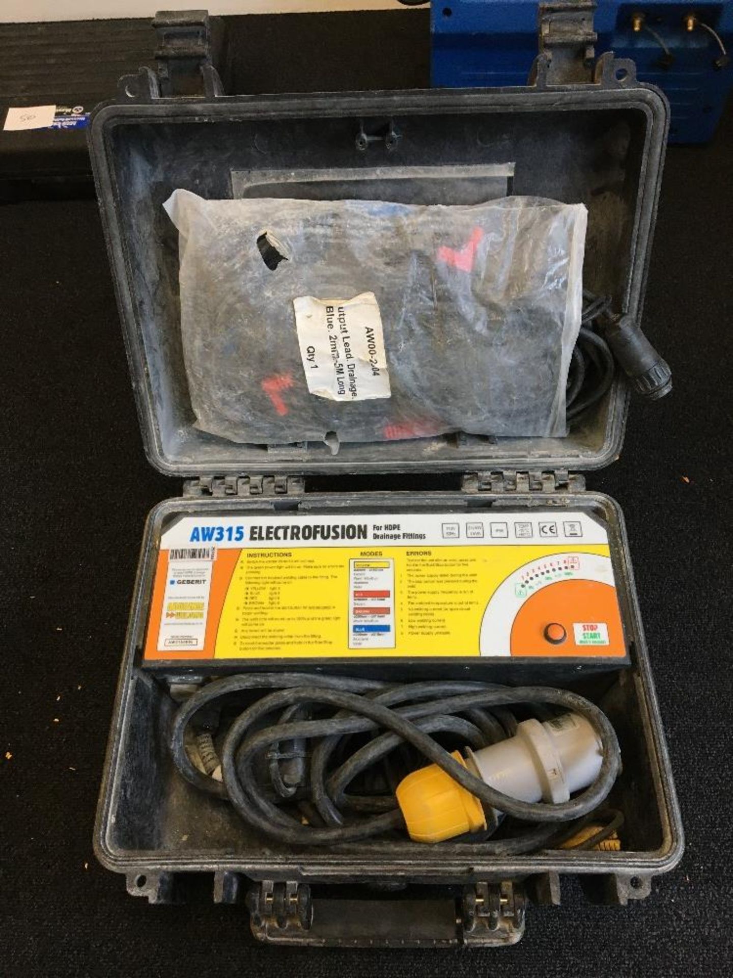 Advance Fusion Welder AW315 electrofusion with carry case - Image 3 of 5