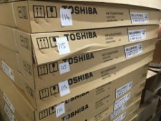 3 x Toshiba RBC-U31PGP(W)-E air conditioner ceiling panels