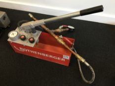 Rothenberger RP50-5 Hydraulic pressure testing pump