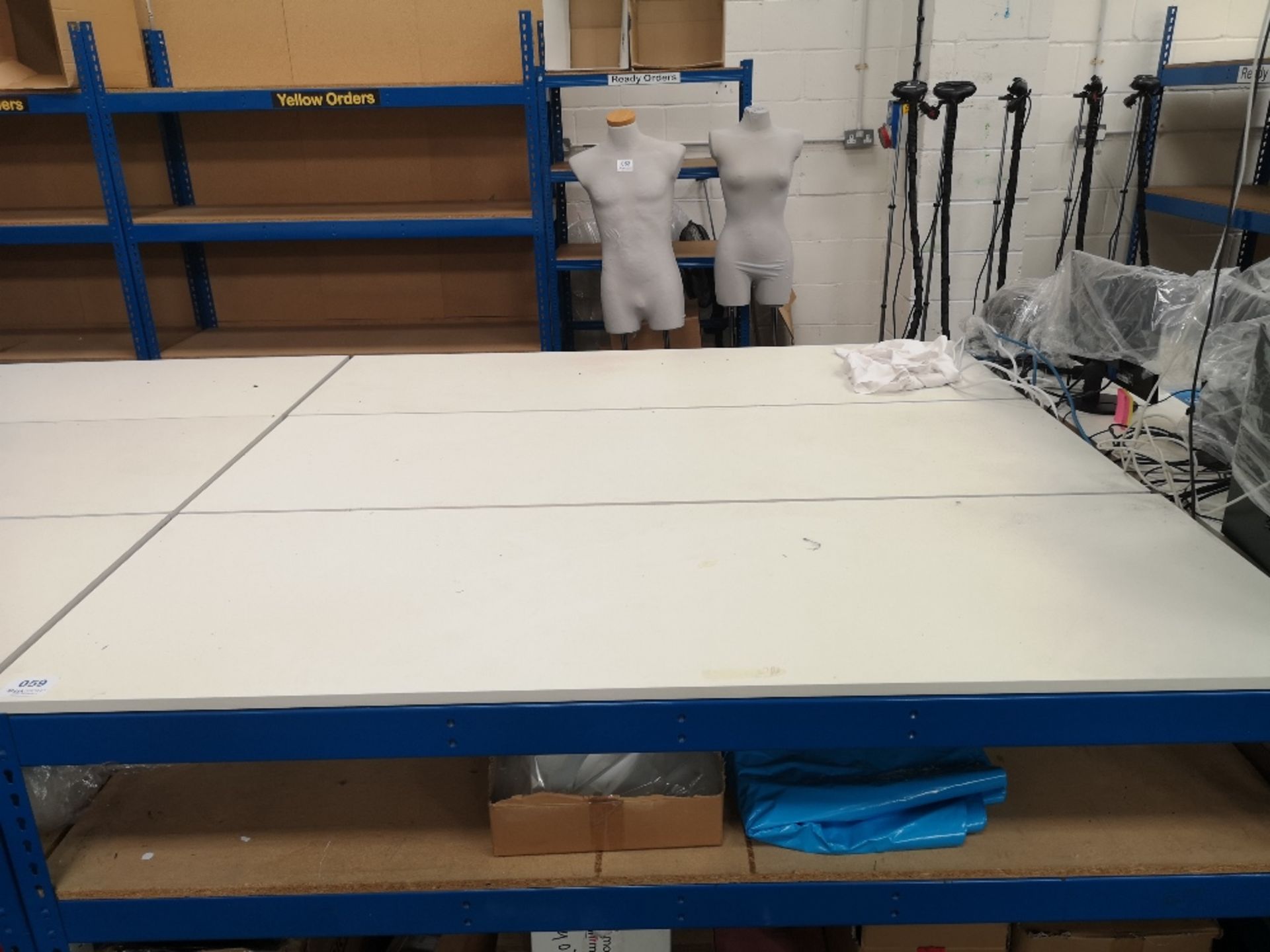 (4) Two Tier Boltless Packing Benches