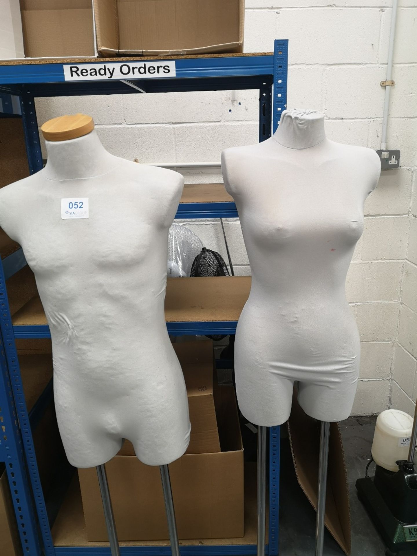 (2) Mannequins Torsos on Stands