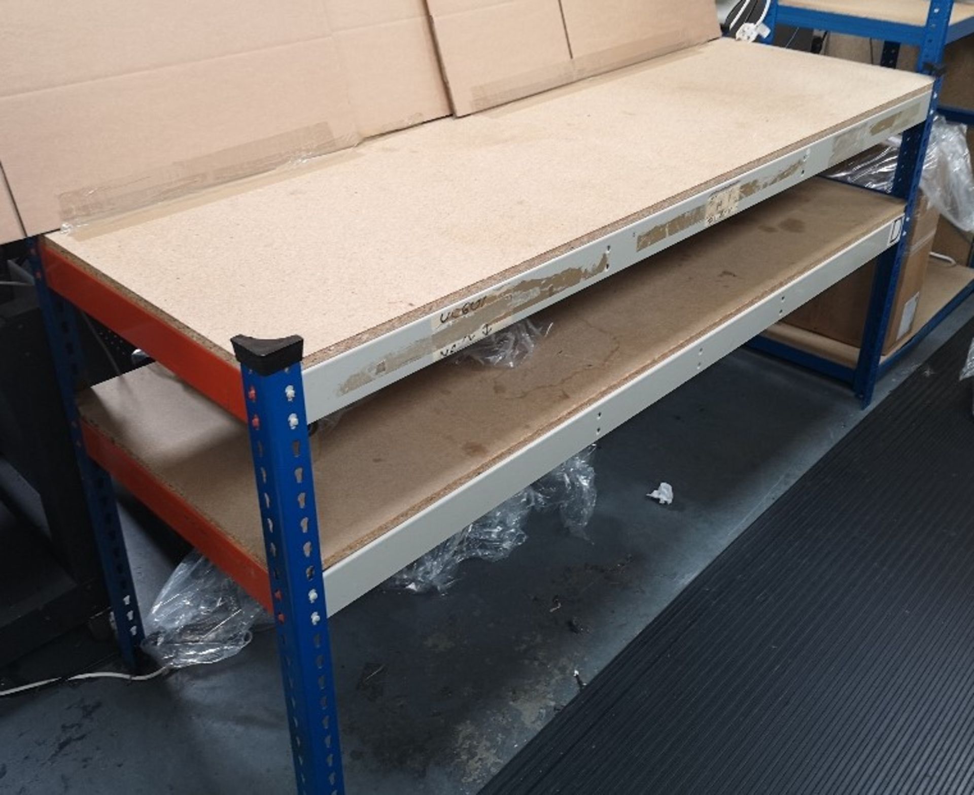 (5) Two Tier Boltless Packing Benches