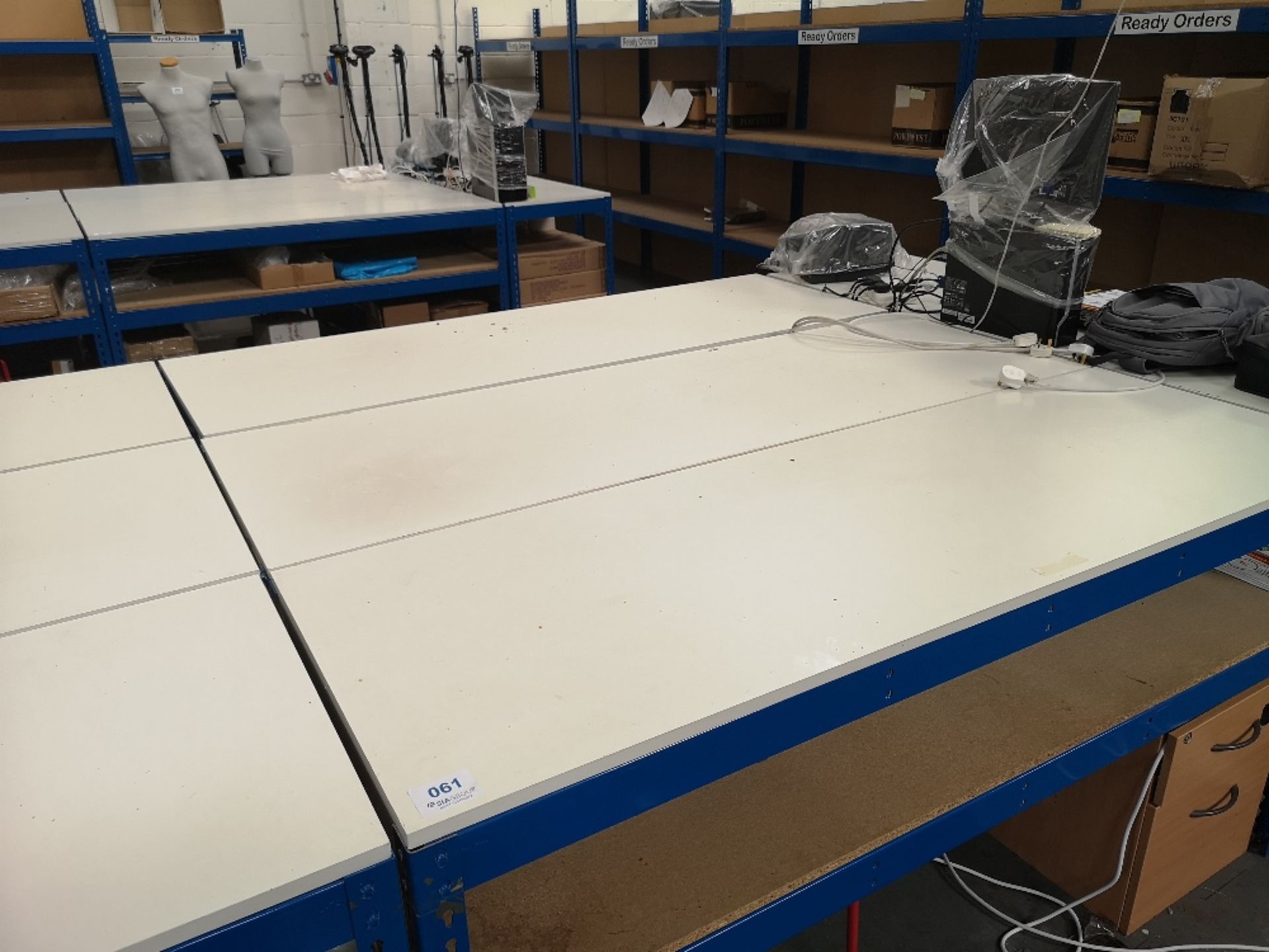 (4) Two Tier Boltless Packing Benches