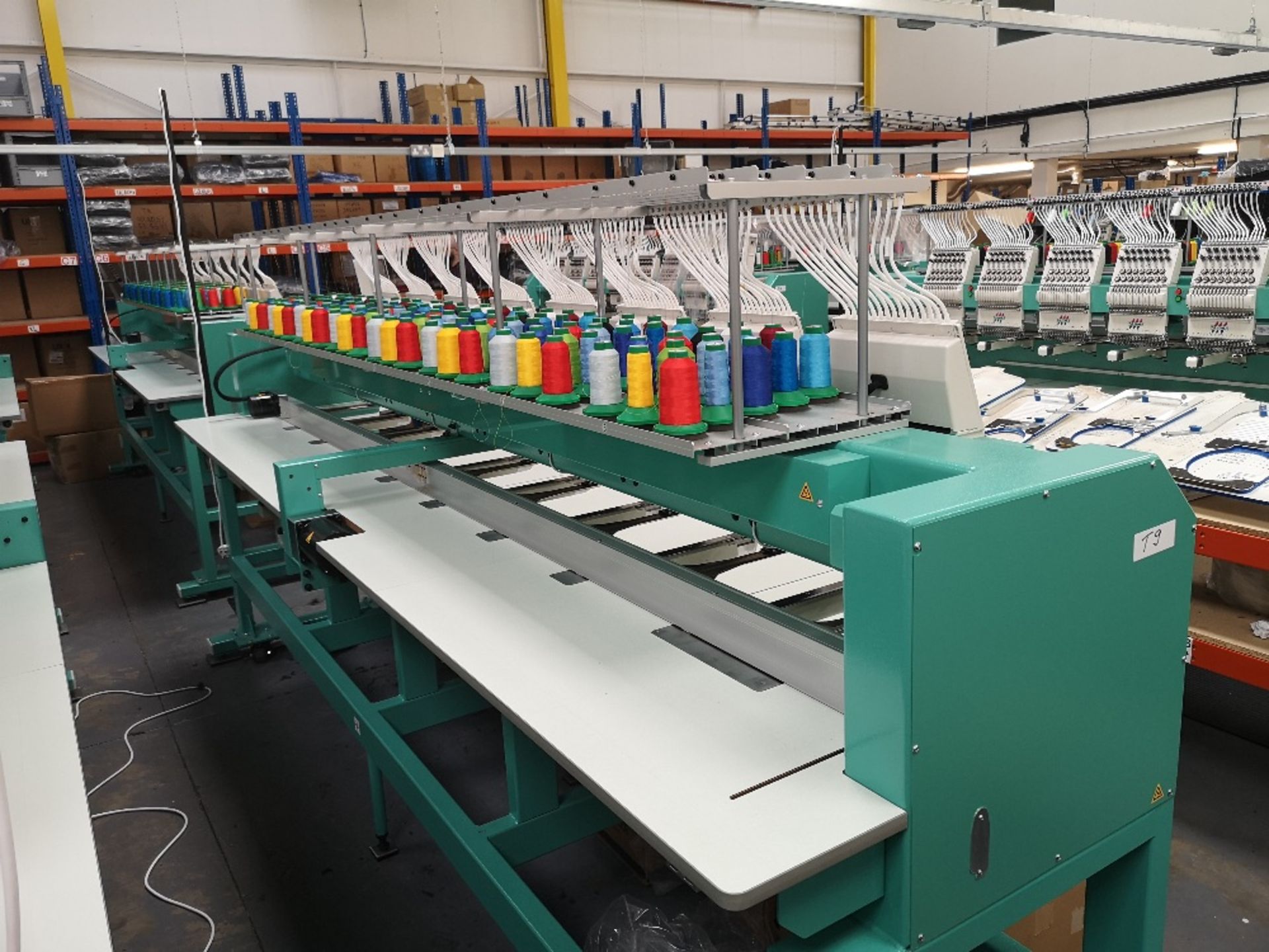 Tajima TFMX-II C1508 Electronic Multi Head Automatic Embroidery Machine (2019) - Image 3 of 8