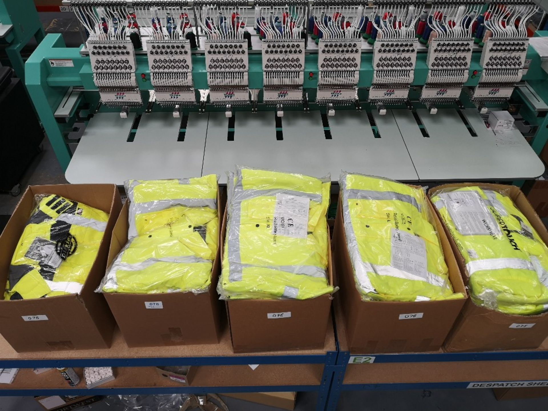 Quantity of Yellow High Visibility Jackets