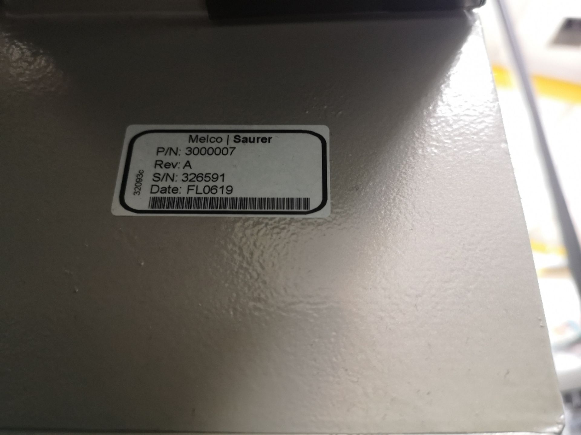 MELCO Amaya Embroidery Machine XT PN 3000007 - Image 4 of 4