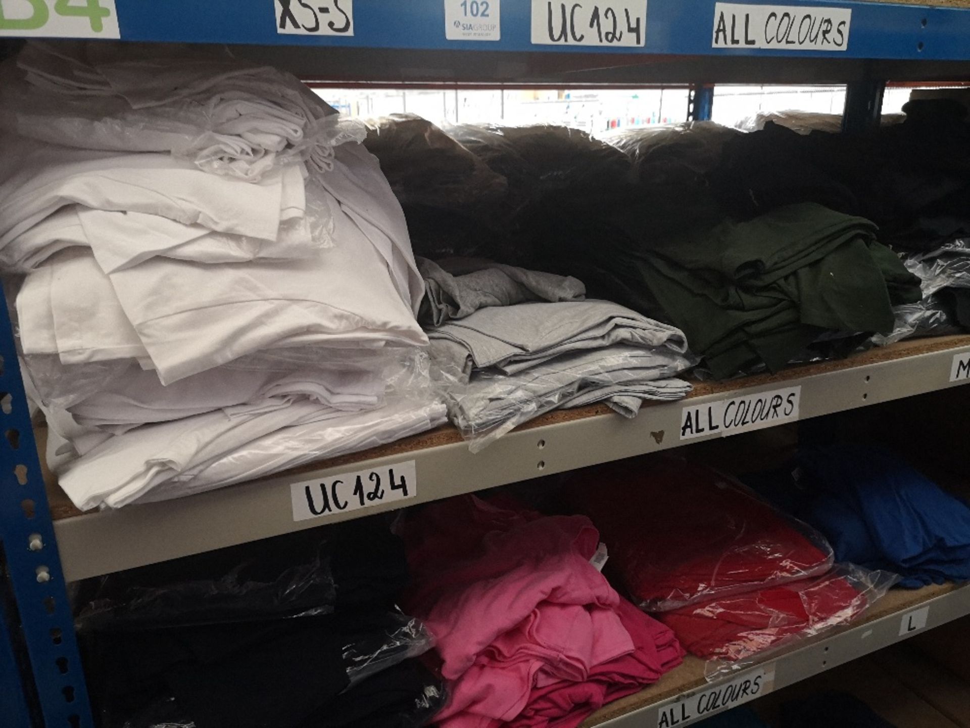 Quantity of Various Coloured Crew Neck T-Shirts