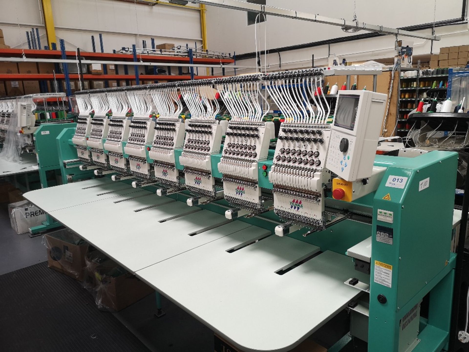 Tajima TFMX-II C1508 Electronic Multi Head Automatic Embroidery Machine (2019)