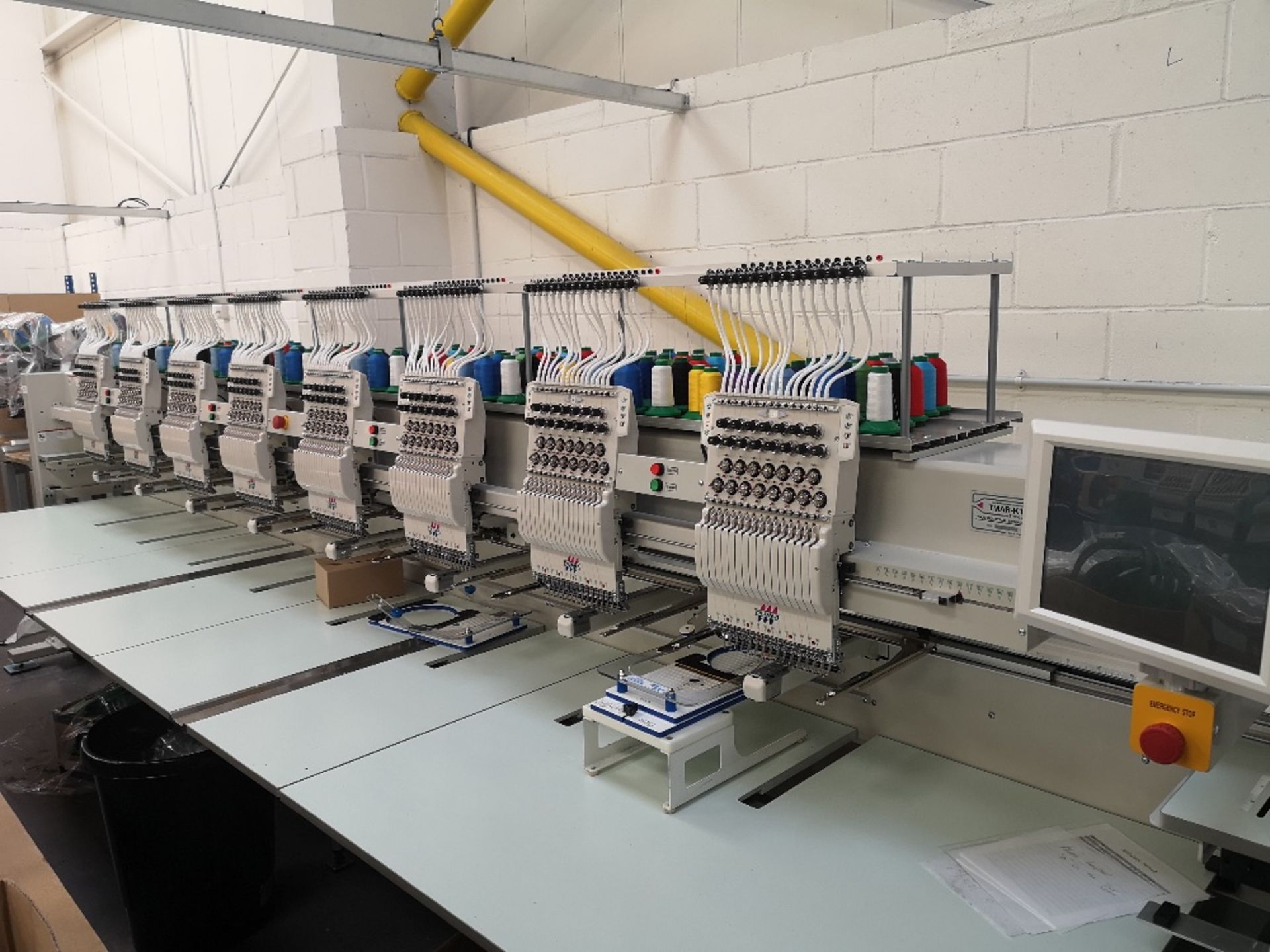 Tajima TMAR-K1508C Electronic Multi Head Automatic Embroidery Machine (2018)
