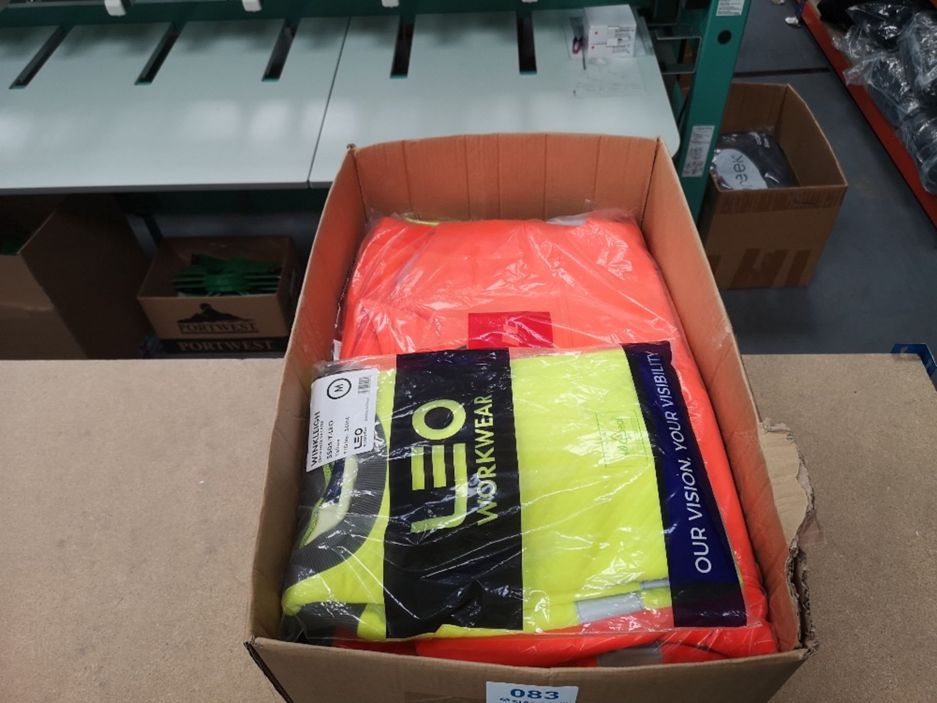 Quantity of Mixed Colour High Visibility Jerseys and Vests