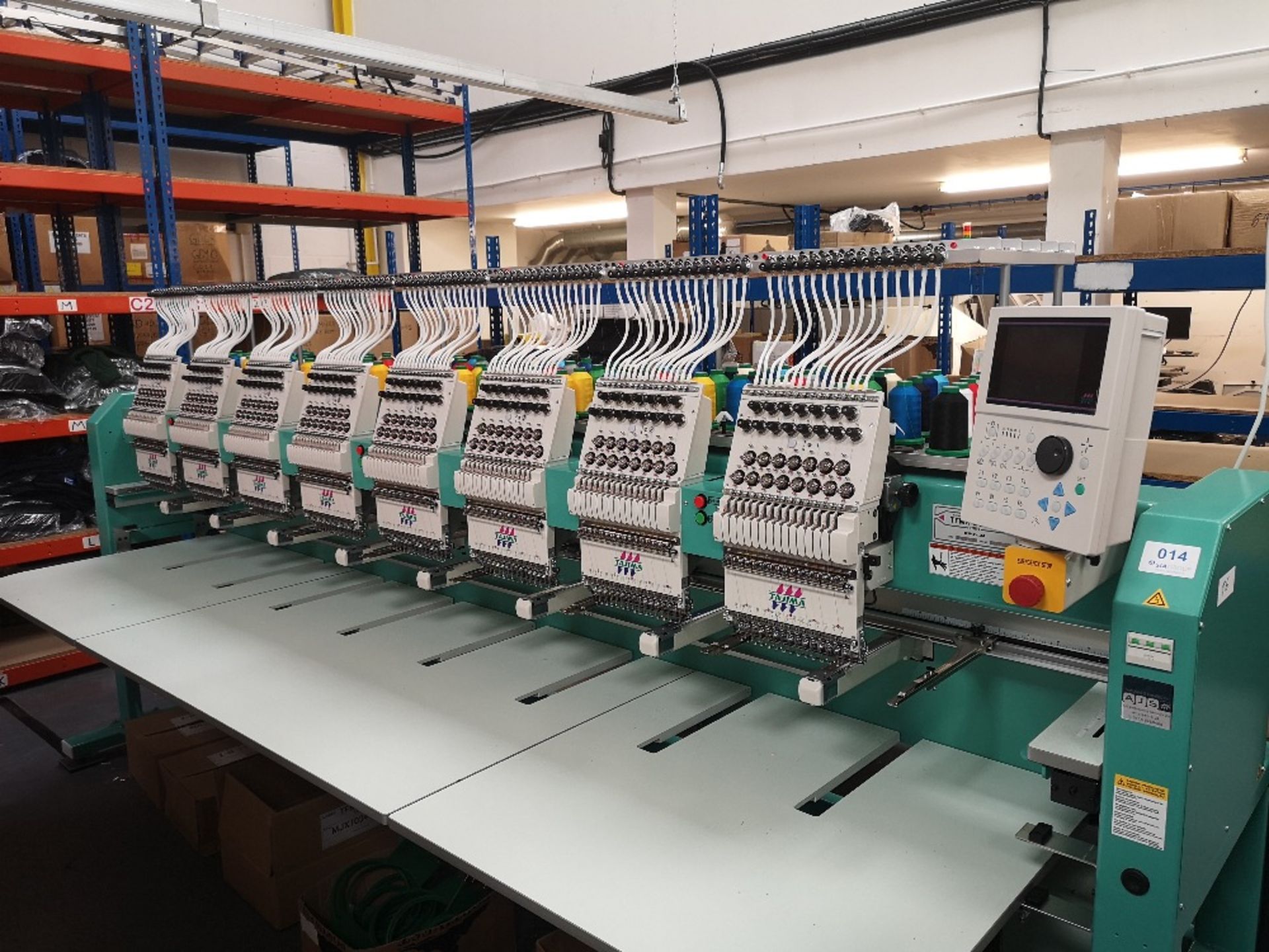 Tajima TFMX-II C1508 Electronic Multi Head Automatic Embroidery Machine (2019)