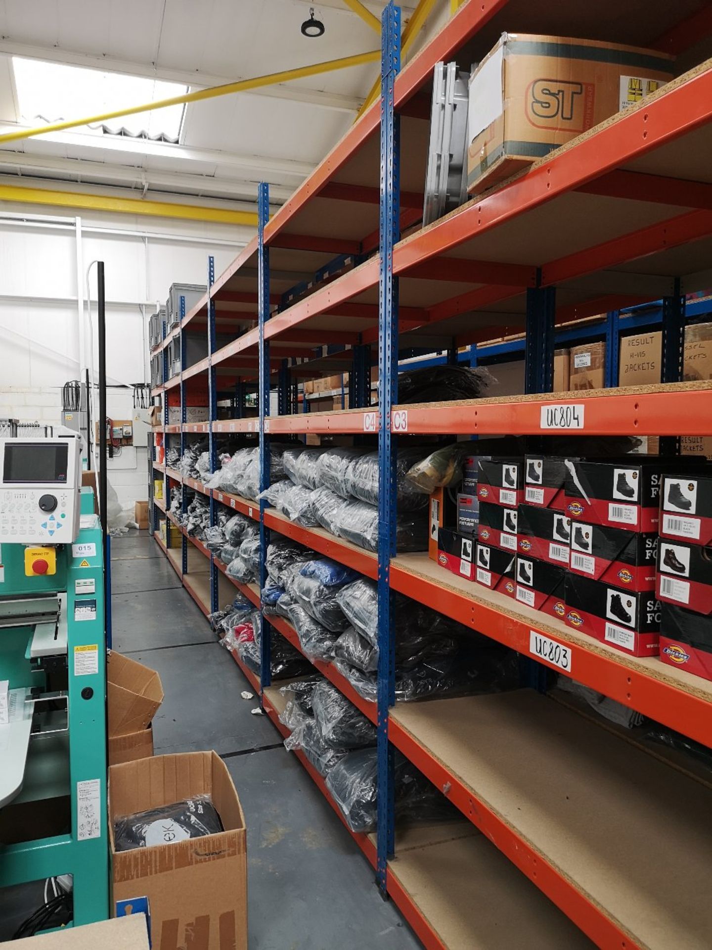 (20) Bays of Six Tier Boltless Shelving