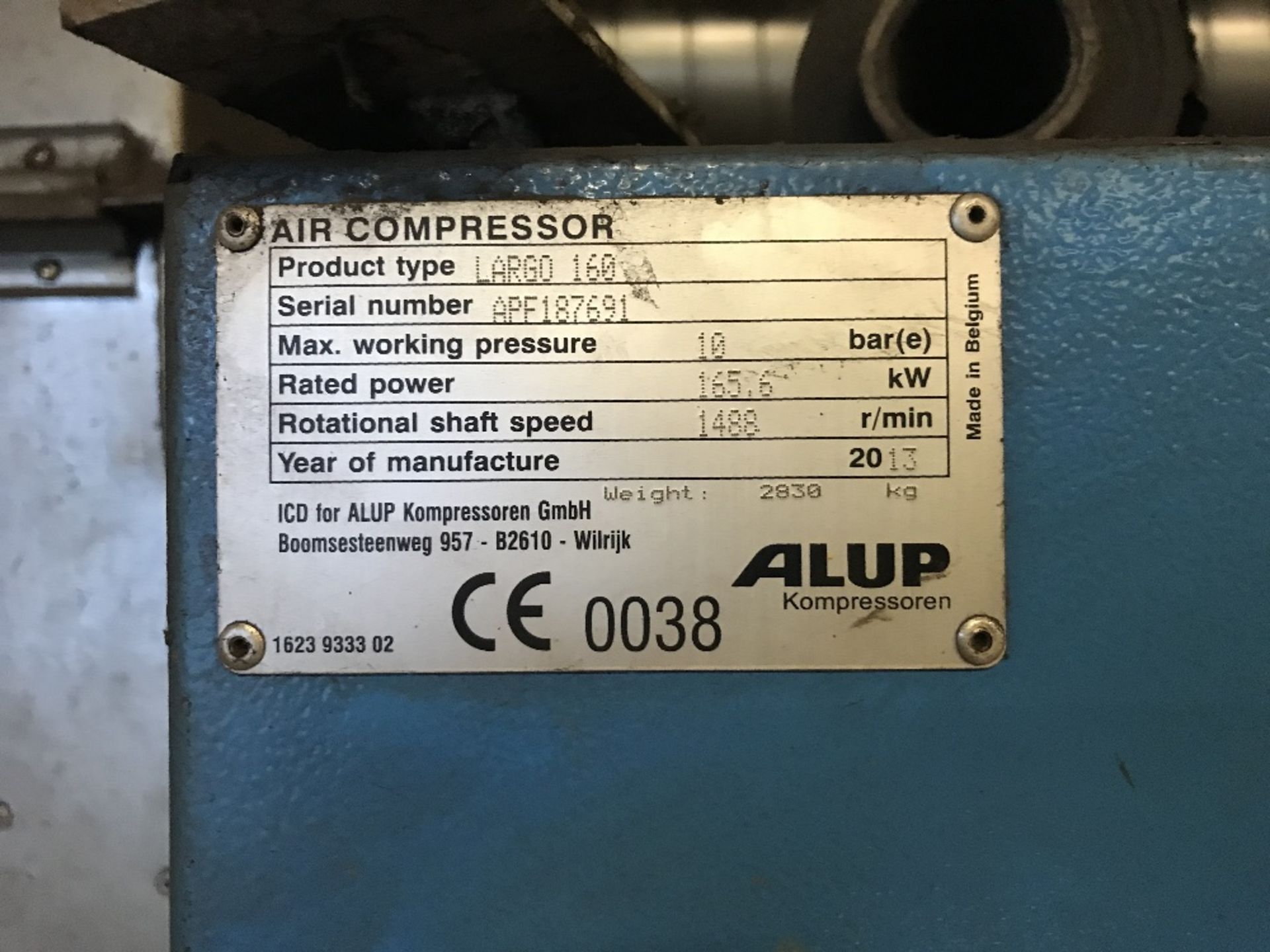 Alup Kompression Largo 160 compressor - Image 4 of 5