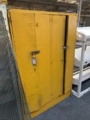 Steel 4 door storage cabinet