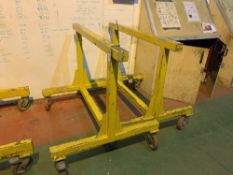 (2) Heavy duty mobile trestles