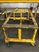 Mobile steel frame trolley