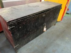 Steel Framed Workbench & Cupboards